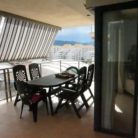 Apartamento En 1ª Linea De Playa En Edificio Terrazas I Impresionante דירה אורופסה דל מר